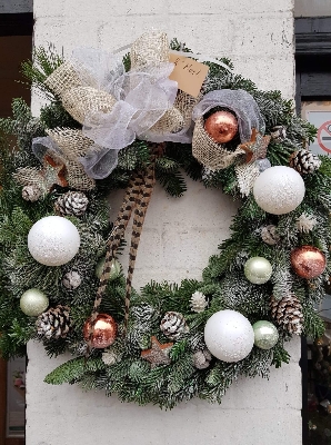 Noel Door Wreath