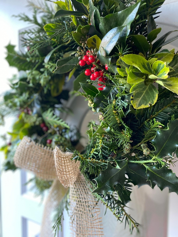 Decorate your own door wreath: Hedgerow