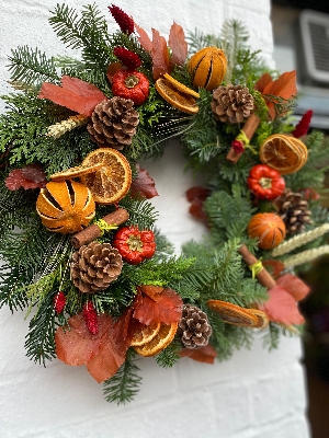 'Satsuma in my Stocking' Wreath