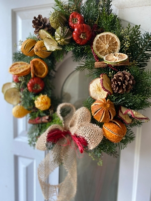 Festive Fruit Wreath
