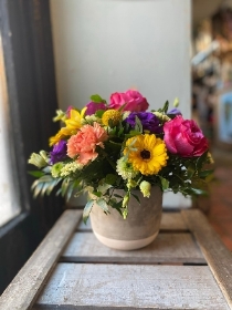 Vibrant Container Arrangement