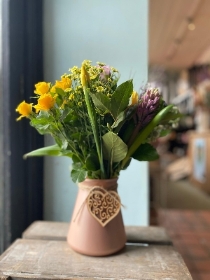 Eco Vase 'table' Florist Choice Arrangement
