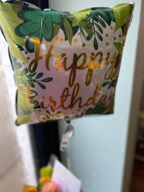 Botanic Happy Birthday Balloon