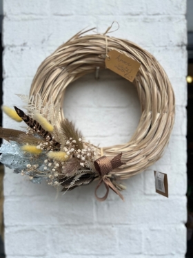 Autumnal White door wreath