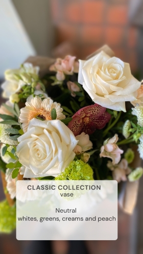 Classic Collection floral Vase