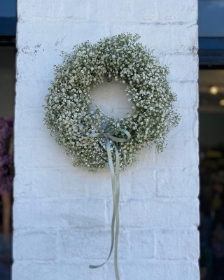 Gypsohila 'thank you' wreath