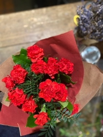 Long lasting love (12 red Carnations)