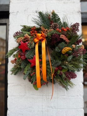 Oranges abd Berries Wreath