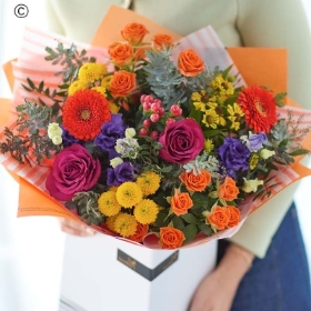 Radiant Sunrise No Lilies Bouquet