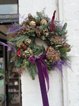The Purple One Wreath